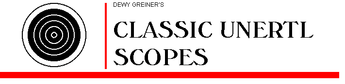 vintage unertl scopes for sale